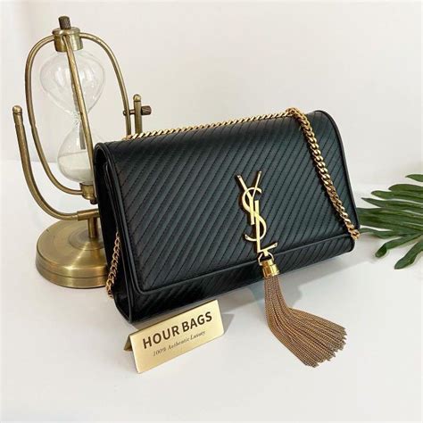 ysl monogram cassandre tussel 6inch x 9 inch